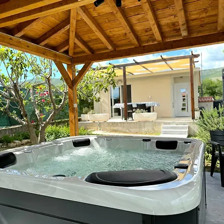 House Kristina With Jacuzzi Pool Only For Holiday home Kastel Novi